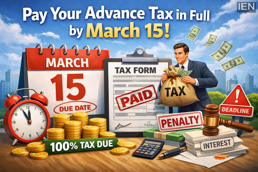 Advance Tax Final Payment Deadline Near: Pay Full Tax Liability by ...