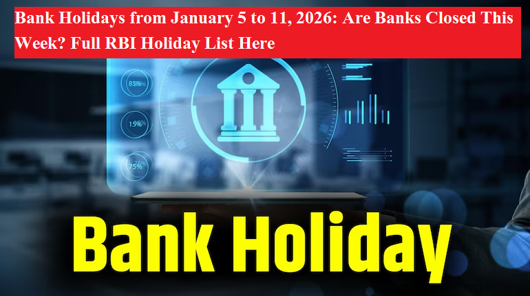 Bank Holidays from January 5 to 11, 2026: Are Banks Closed This Week ...